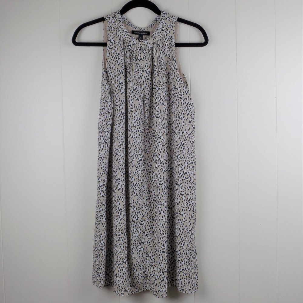 Banana Republic Leopard Print Tank Shift Dress 4